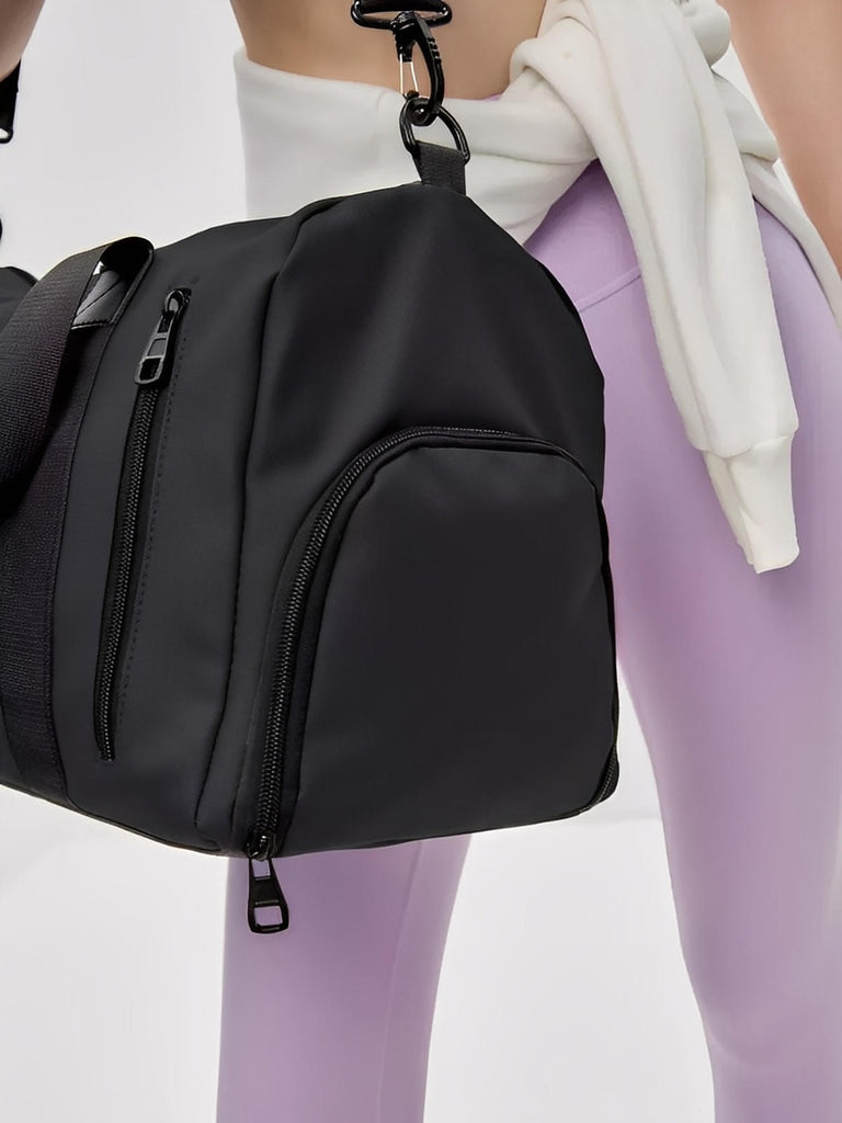 Sac de sport imperméable, sac de voyage compartiment chaussures, bagage de vacances, sac fitness gym, sac cabine léger, modèle Cornelis - Sac de voyage - Noir