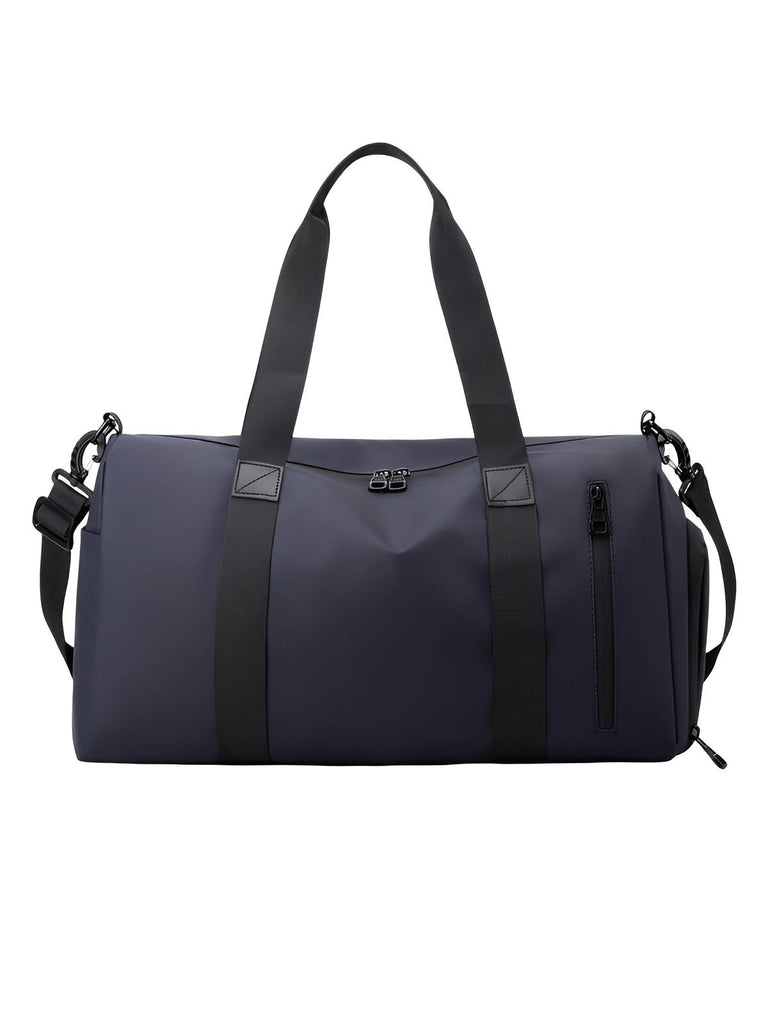 Sac de sport imperméable, sac de voyage compartiment chaussures, bagage de vacances, sac fitness gym, sac cabine léger, modèle Cornelis - Sac de voyage - Bleu marine
