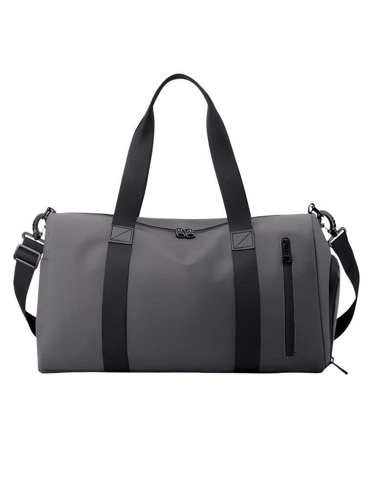 Sac de sport imperméable, sac de voyage compartiment chaussures, bagage de vacances, sac fitness gym, sac cabine léger, modèle Cornelis - Sac de voyage - Gris