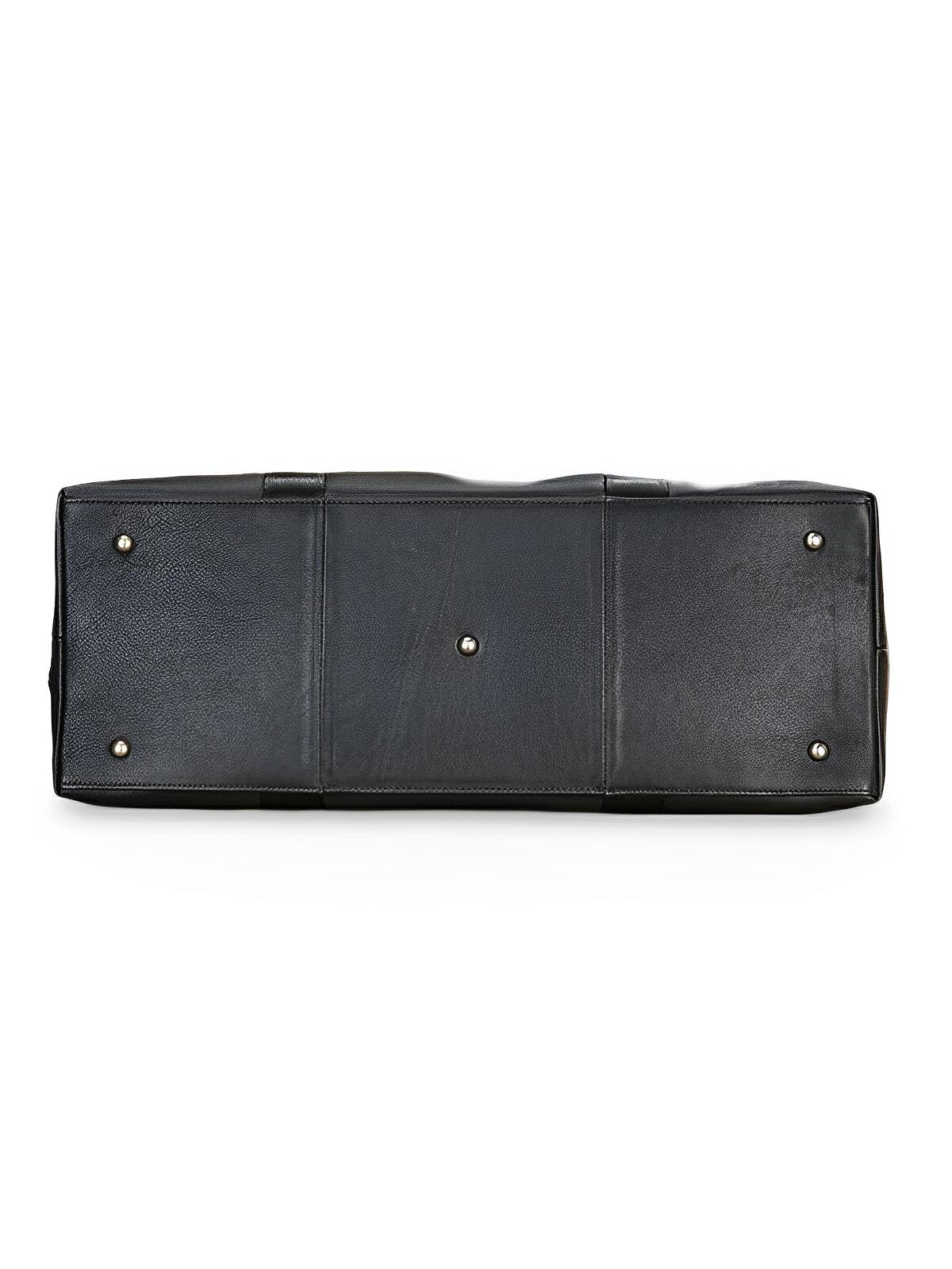 Sac de voyage en cuir homme, grande capacité, imperméable, idéal pour les week - end et le sport, modèle Taurin - Sac de voyage - Noir
