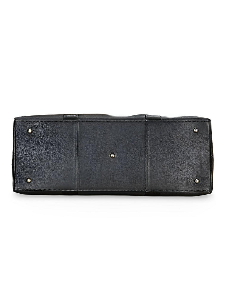 Sac de voyage en cuir homme, grande capacité, imperméable, idéal pour les week - end et le sport, modèle Taurin - Sac de voyage - Noir