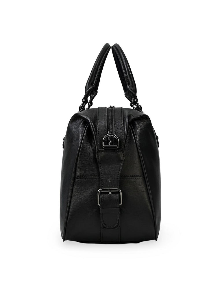 Sac de voyage en cuir, pour l'homme moderne, modèle Severin - Sac de voyage - Noir