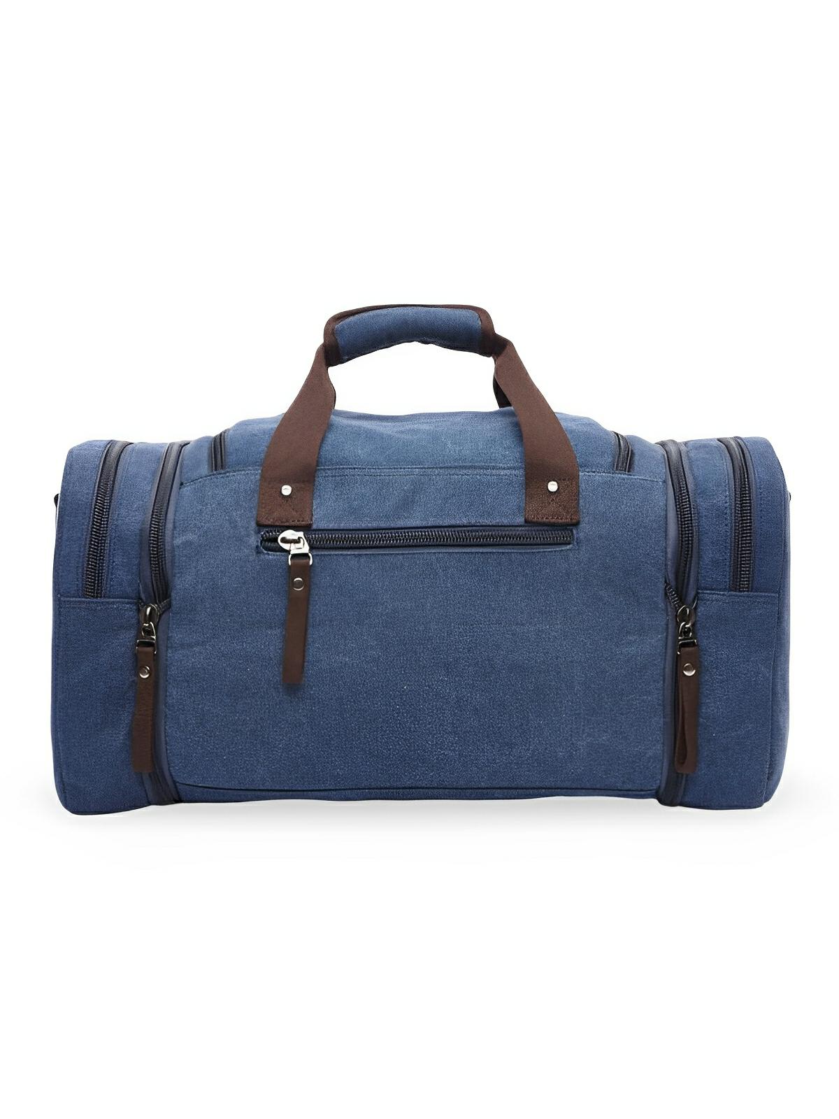 Sac de voyage en toile pour homme, grand format, multi - poches, et résistant, modèle Tony - Sac de voyage - Bleu