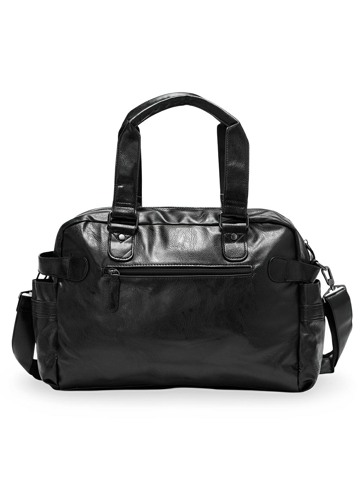 Sac de voyage homme, grand format, multi - poches, sac de week - end, modèle Josmin - Sac de voyage - Noir