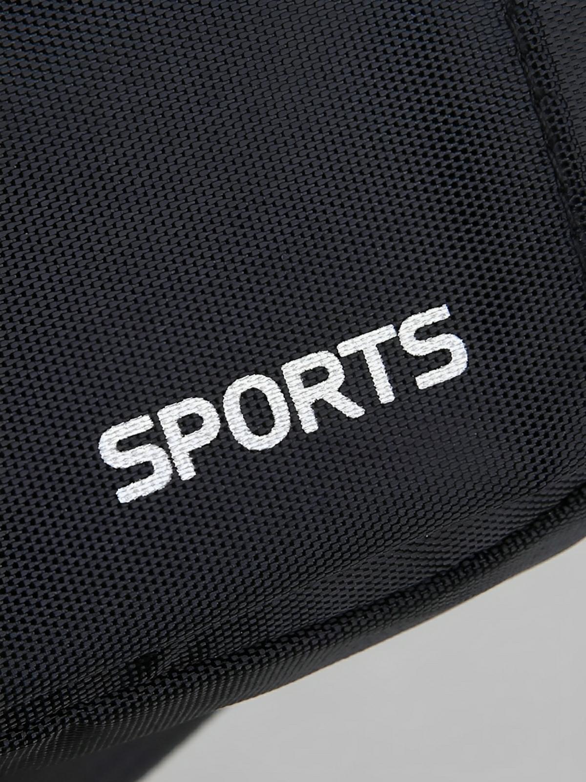 Sacoche banane de sport, unisexe, ceinture réglable, poches multiples, léger et pratique, modèle Usain - Sacoche - Noir