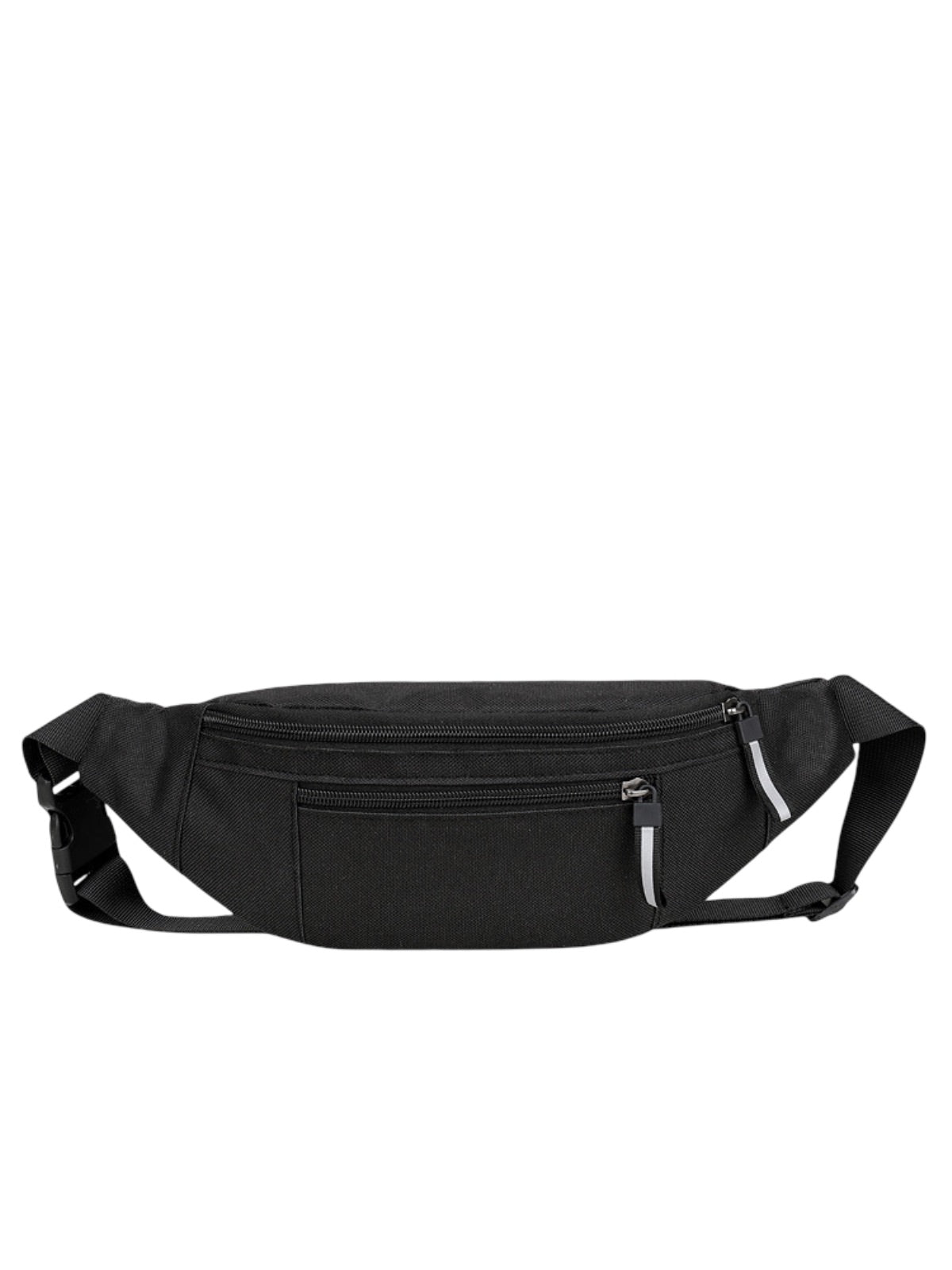 Sacoche banane femme, sac ceinture déperlant, sac poitrine compact, sac travers léger, sac sport randonnée, modèle Vedastine - Sacoche - Noir
