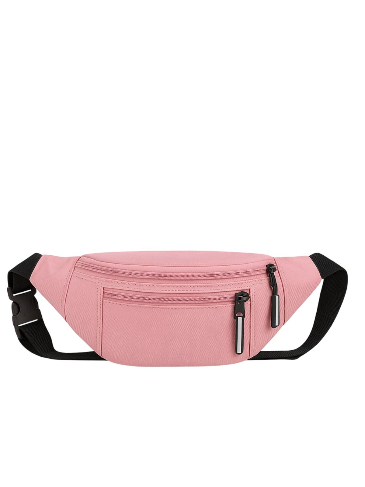 Sacoche banane femme, sac ceinture déperlant, sac poitrine compact, sac travers léger, sac sport randonnée, modèle Vedastine - Sacoche - Rose