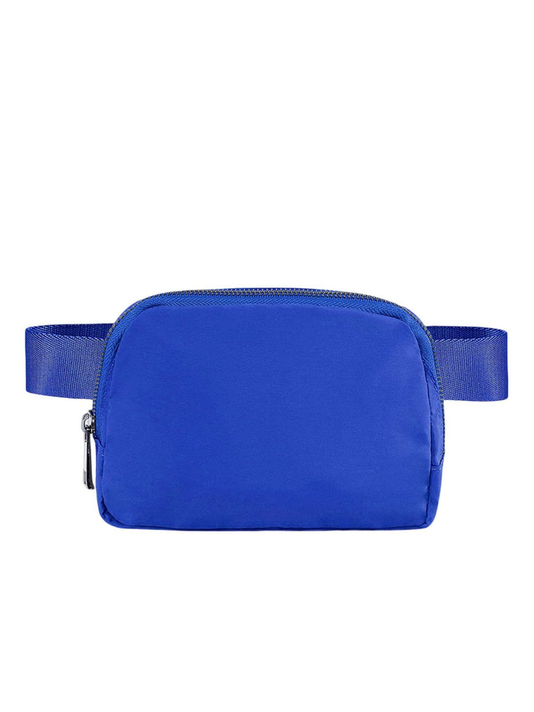 Sacoche banane femme, sac sport, sacoche unisexe, sac imperméable, ceinture ajustable, modèle Jocelyne - Sacoche - Bleu