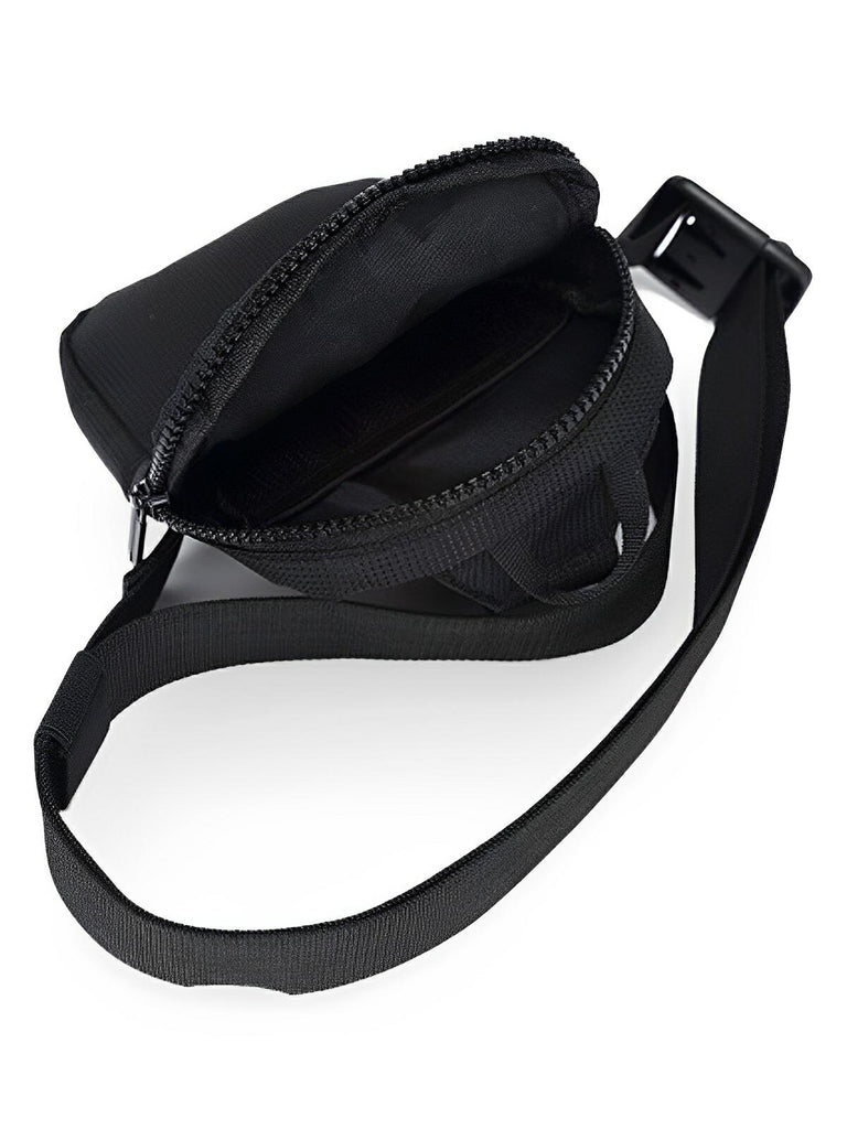 Sacoche bandoulière compact, homme, nylon résistant, léger, design minimaliste, usage quotidien, modèle Luk - Sacoche - Noir
